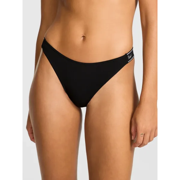 Комплект Pink Push-up Bra Black Logo+ Thong