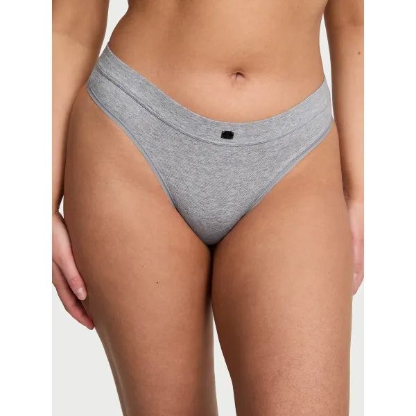 Комплект The T-shirt Cotton Logo Hardware Lightly Lined Wireless Bra+Thong Комплект The T-shirt Cotton Logo Hardware Lightly Lined Wireless Bra+Thong