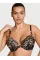 Комплект  Victoria's Secret Very Sexy Leopard Embroidery Push-Up Bra Black Leopard