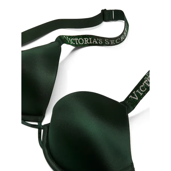 Комплект Very Sexy Logo Shine Strap Push-Up Bra Cilantro+Thong