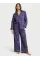 Піжама Cotton Long Pajama Set Valiant Purple Pin Dot