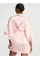 Халат Victoria's Secret Backstage Satin Sparkle Short Robe Pink Stripe