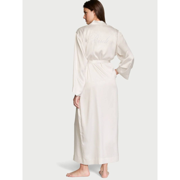 Халат Victoria's Secret Luxe Satin Long Robe Coconut White Халат Victoria's Secret Luxe Satin Long Robe Coconut White