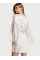 Халат Victoria's Secret Bride Embellished Satin Short Robe Coconut White