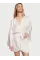 Халат Victoria's Secret Bride Embellished Satin Short Robe Coconut White