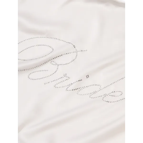 Халат Victoria's Secret Bride Embellished Satin Short Robe Coconut White