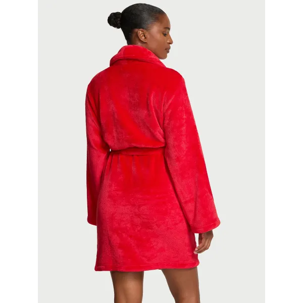 Халат Victoria's Secret Cozy Plush Robe Red