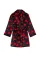 Халат Victoria's Secret Cozy Robe Short Black Lipstick Hearts