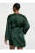 Халат Victoria's Secret Lace Inset Robe Cilantro