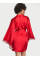 Халат Victoria's Secret Lace Inset Robe Red