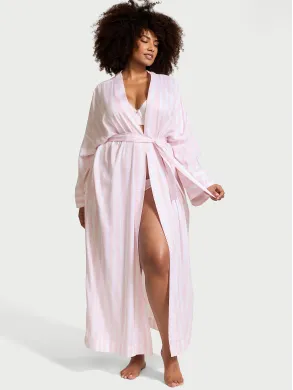 Халат Victoria's Secret Modal-Cotton Long Robe Pretty Blossom Stripes