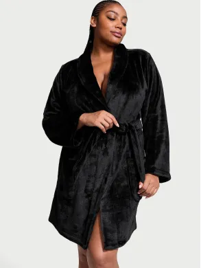 Халат Victoria's Secret Short Cozy Robe Black 