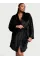 Халат Victoria's Secret Short Cozy Robe Black 