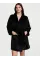 Халат Victoria's Secret Short Cozy Robe Black 