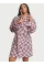 Халат Victoria's Secret Short Cozy Robe Pink Plaide