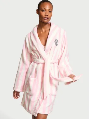 Халат Victoria's Secret Short Cozy Robe Pretty Blossom Stripes