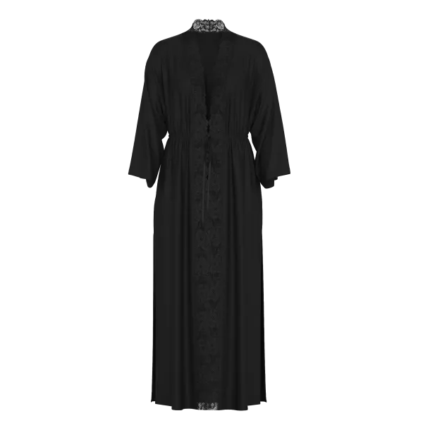 Халат Victoria's Secret SoSoft™ Modal Ribbed Lace-Trim Long Robe