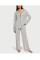 Піжама Modal Long Pj White Pajama Set Print 