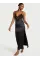 Пенюар Very Sexy Satin Rose Lace High-Slit Maxi Slip Dress