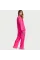 Піжама ( Сорочка + Штани) Satin Long Pj Fuchsia Logo