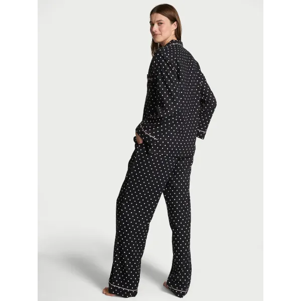 Піжама ( Сорочка + Штани) Victoria's Secret Cotton Flannel Long Pajama Set