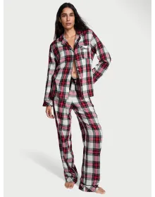 Піжама (Сорочка + Штани )Victoria's Secret Flannel Long Pajama Set