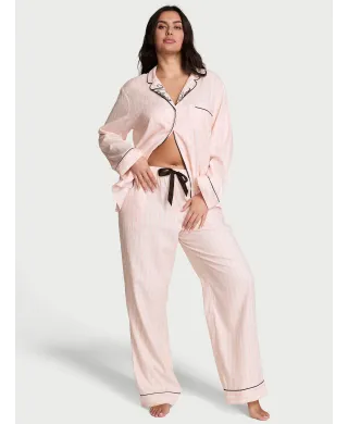 Піжама (Сорочка + Штани )Victoria's Secret Flannel Long Pajama Set Signature Flannel