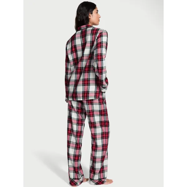 Піжама (Сорочка + Штани )Victoria's Secret Flannel Long Pajama Set