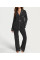 Піжама (Сорочка + Штани) Victoria's Secret Modal Long Pajama Set Black With Ehite Polka Dots