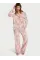 Піжама (Сорочка + Штани) Victoria's Secret Modal Long Pajama Set Pink Outline Floral