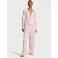 Піжама (Сорочка + Штани) Victoria's Secret Modal Soft Long Pajama Set Pretty Blossom Iconic Stripe