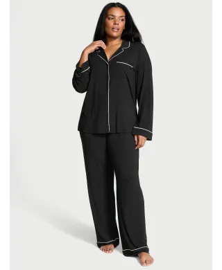 Піжама (Сорочка + Штани) Victoria's Secret SoSoft™ Modal Long Pajama Set BLACK
