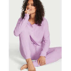 Піжама ( Сорочка + Штани) Victoria's Secret Wide Waffle Henley Jogger Set