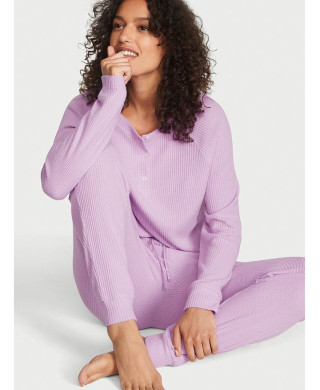 Піжама ( Сорочка + Штани) Victoria's Secret Wide Waffle Henley Jogger Set