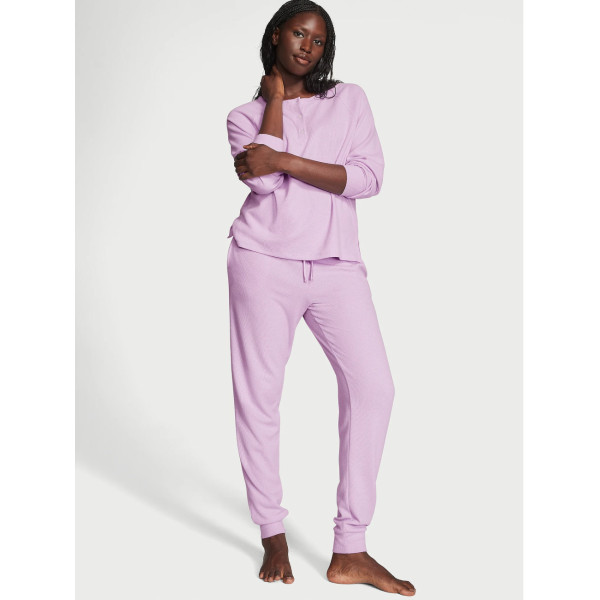Піжама ( Сорочка + Штани) Victoria's Secret Wide Waffle Henley Jogger Set