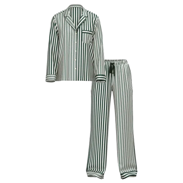 Піжама (сорочка+штани) Victoria's Secret Glazed Satin Long Pajama Set