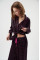 Піжама (сорочка+штани) Victoria's Secret Glazed Satin Long Pajama Set Black Hearts