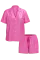 Піжама Victoria's Secret ( Шорти + Рубашка) Glazed Satin Short Pajama Set New Peony