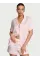 Піжама Victoria's Secret ( Шорти + Рубашка) Signature Satin Short Pajama Set Coconut White/Pink Logos