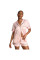 Піжама Victoria's Secret ( Шорти + Рубашка)Glazed Satin Short Pajama Set PINK STRIPES