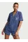 Піжама Victoria's Secret (Сорочка + Шорти )Modal Short Pajama Set Ink Blue