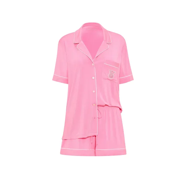 Піжама Victoria's Secret (Сорочка + Шорти )Modal Short Pajama Set Pink Sugar