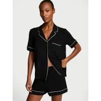 Піжама Victoria's Secret (Сорочка + Шорти )Modal Soft Short Pajama Set Black