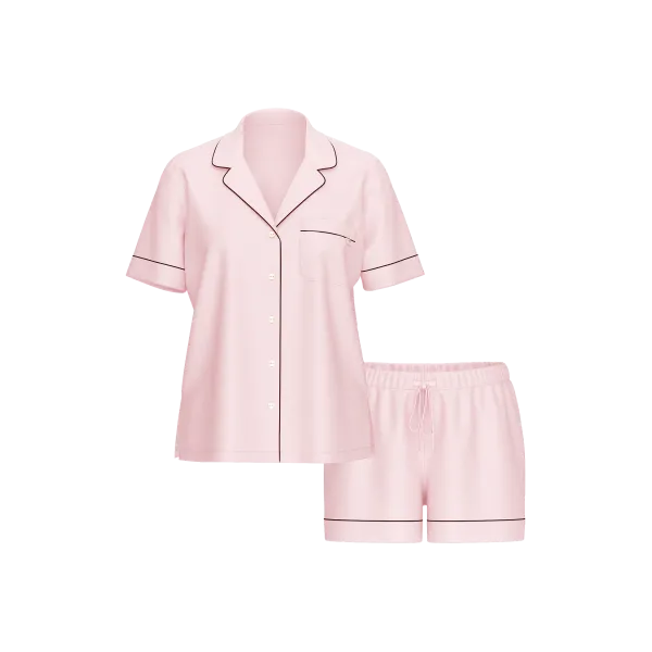 Піжама Victoria's Secret (Сорочка + Шорти )Modal Soft Short Pajama Set Pink