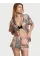 Піжама Satin Short Pajama SetEvening Blush Leopards 