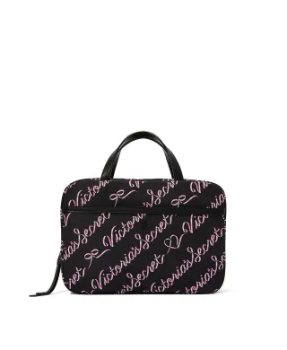 Косметичка Travel Hanging Toiletry Bag Black Candycane Script