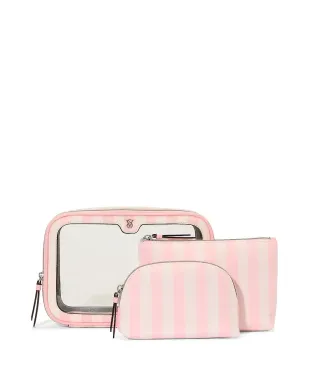 Косметичка Victoria's Secret 3 в 1 Trio Beauty Bag Heritage Stripe