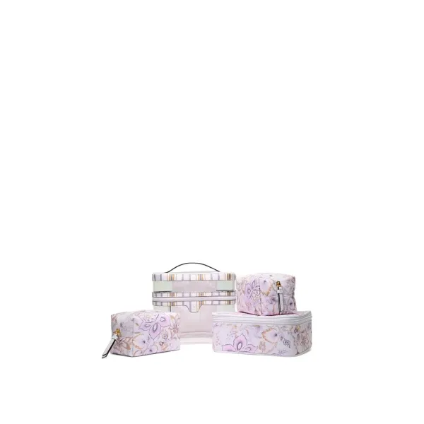 Косметичка Victoria's Secret 4-Piece Makeup Bag Lilac Paisley