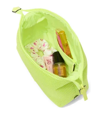 Косметичка Victoria's Secret Featherweight Sport Snap Makeup Bag Sparkling Lime