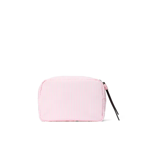 Косметичка Victoria's Secret Shine Logo Travel Makeup Bag Heritage Stripe Diamante